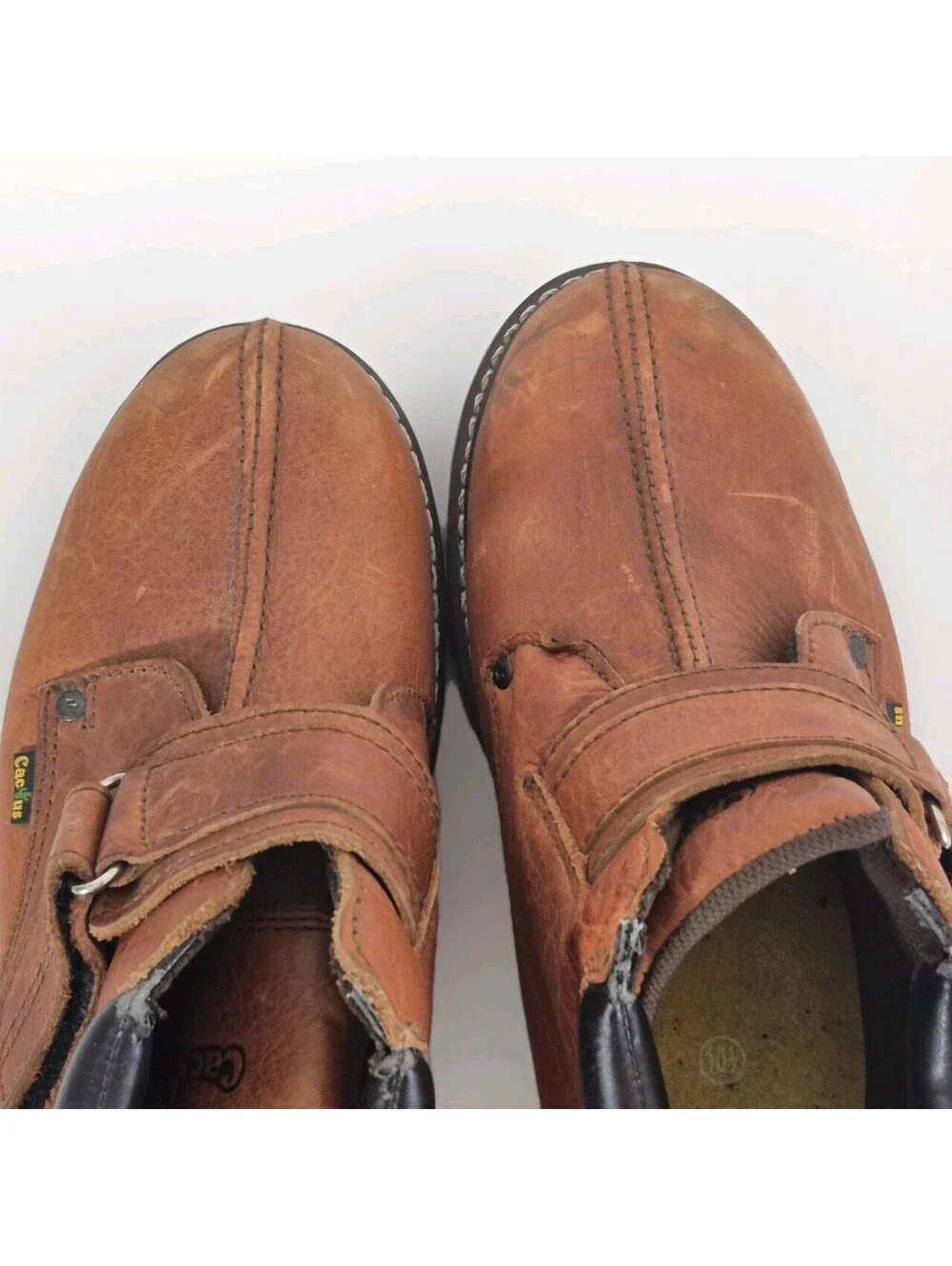 Cactus C3514 Mens 10.5M Brown Work Boots Oil Resistant- Not Steel Toe